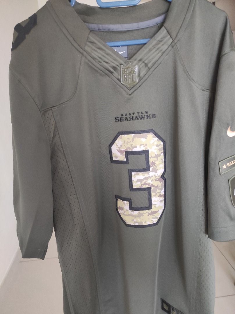 Seahawks salute on sale jersey