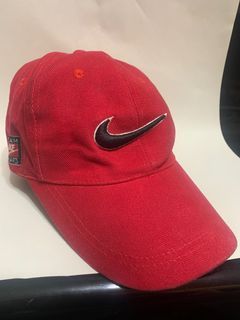 NIKE立體刺繡棒球老帽*2