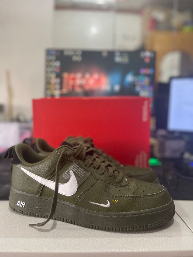 Olive green air force utility outlet