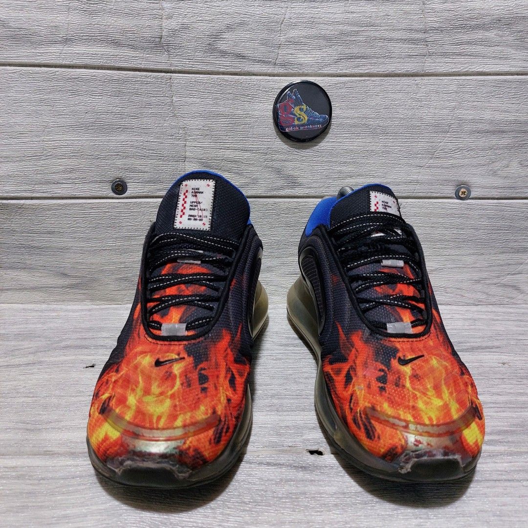 air max 720 orange on feet