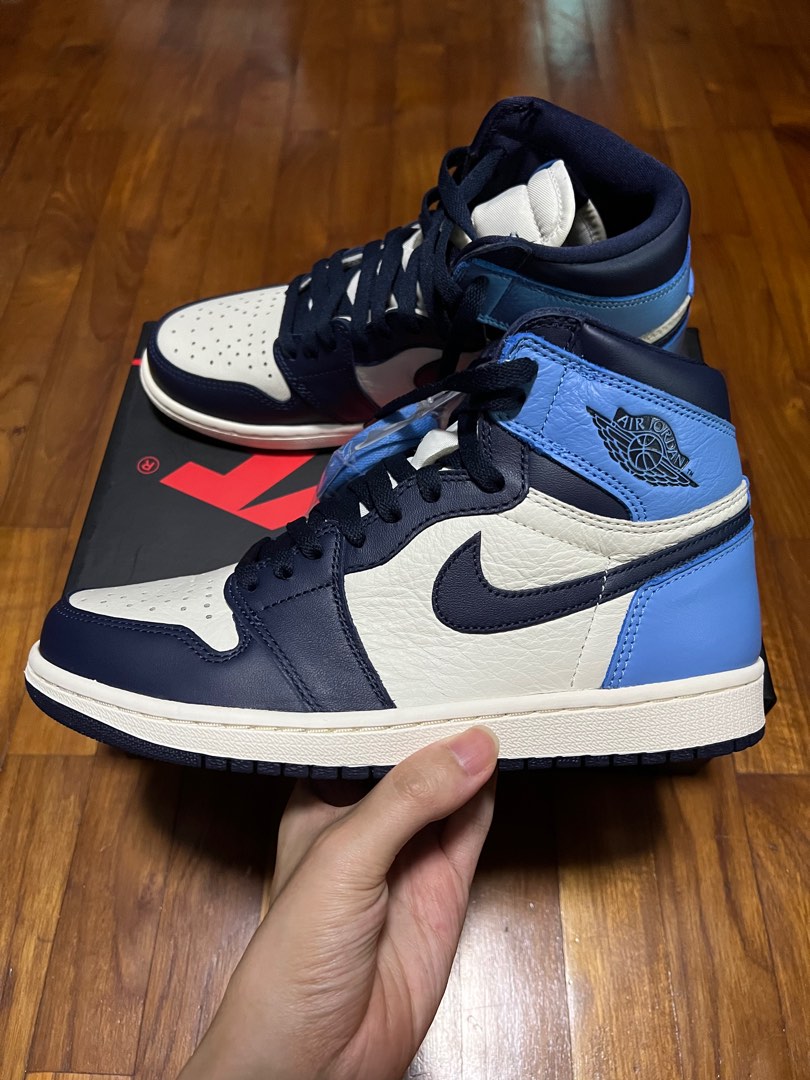 Nike air jordan 1 high obsidian hot sale