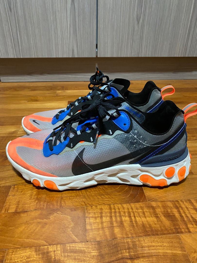 Nike React Element 87 orange, Men's Fashion, Footwear, on Carousell