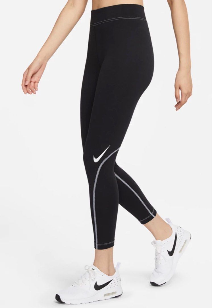 swoosh nike leggings