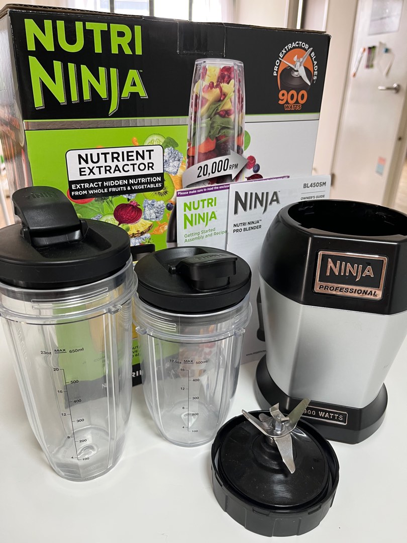 Ninja Blender 900W (BL450), TV & Home Appliances, Kitchen Appliances