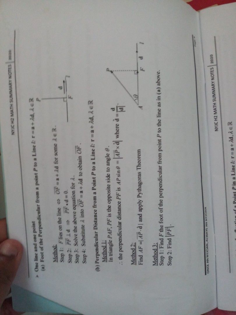 NYJC H2 MATH SUMMARY NOTES, Hobbies & Toys, Books & Magazines ...