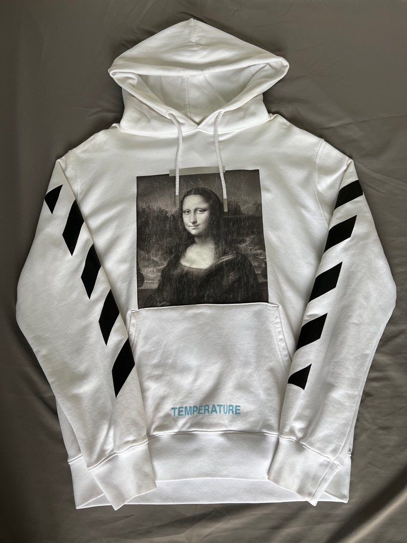 Off white hotsell diagonal monalisa hoodie