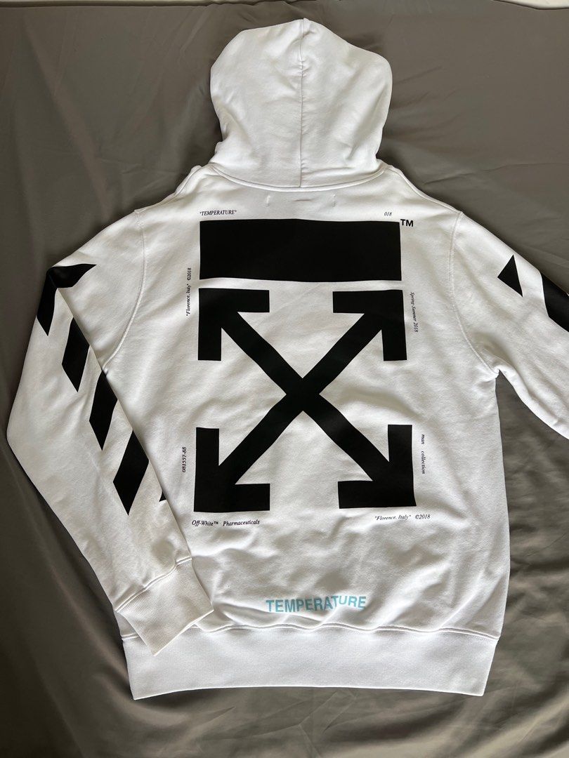 Off white store diagonal monalisa hoodie