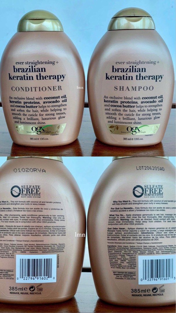 OGX Shampoo & Conditioner (Category: Hair) located in Pulilan. Submitted by flowerboy (Listing ID 1209711887, Image 3). Description: for sale ogx shampoo and conditioner 385 ml - Php 699/pc shipped 577 ml- Php 749/pc shipped get 2 385ml (shampoo/conditioner) for 1,299 get 2 577ml (shampoo/conditioner) for 1,399 pm im interested. .