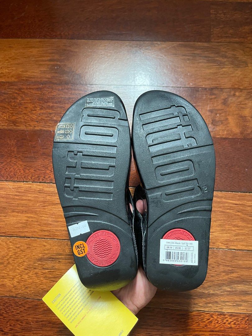 Fitflop cha shop cha black