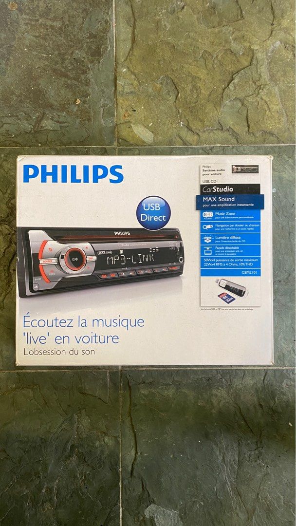 Philips Car Audio Head Unit System, Car Accessories, Accessories on Carousell