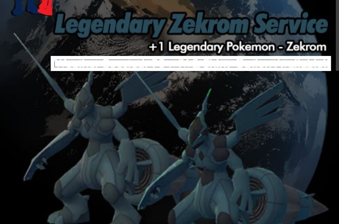 Legendary Zekrom Service - Pokemon GO Account Service
