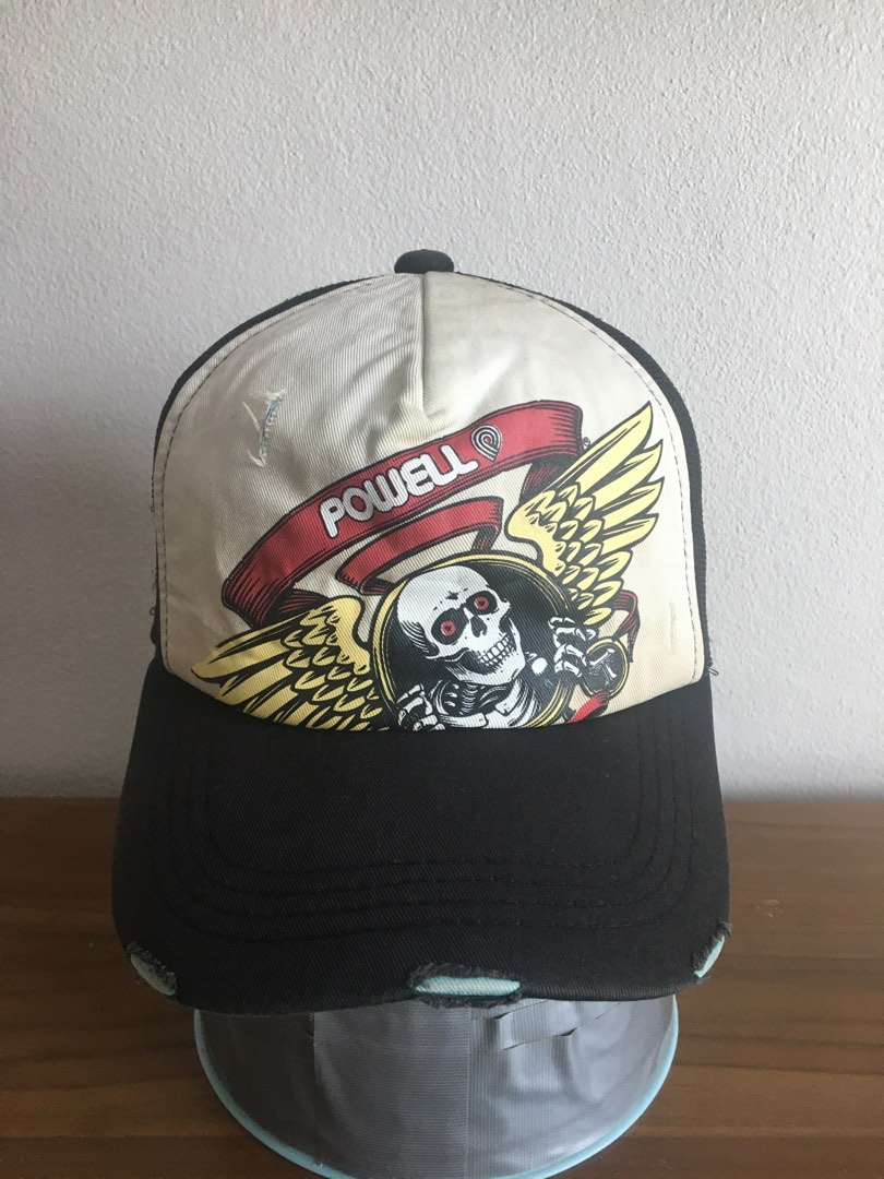 Powell Peralta Trucker Hat Bones, Men's Fashion, Watches & Accessories ...