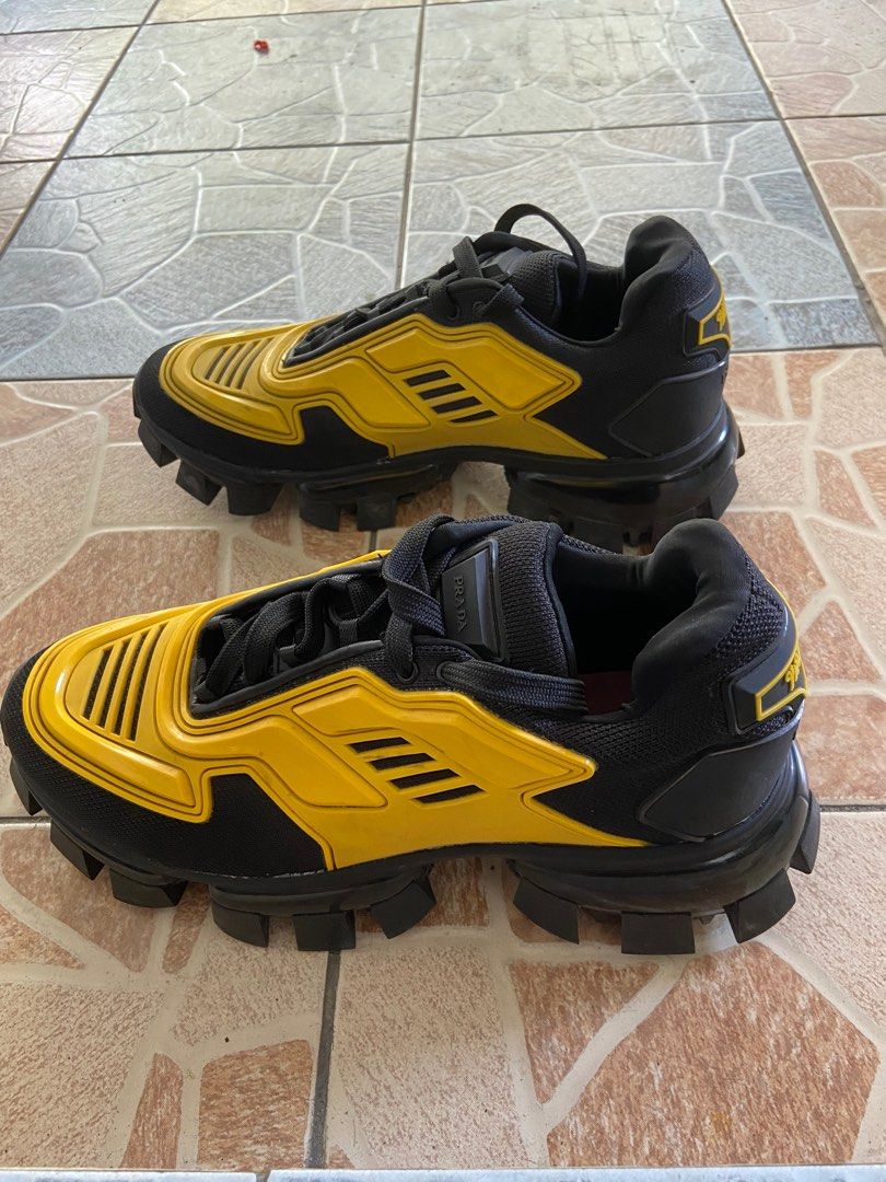 Prada Cloudbust Black Yellow 10UK Women s Fashion Footwear