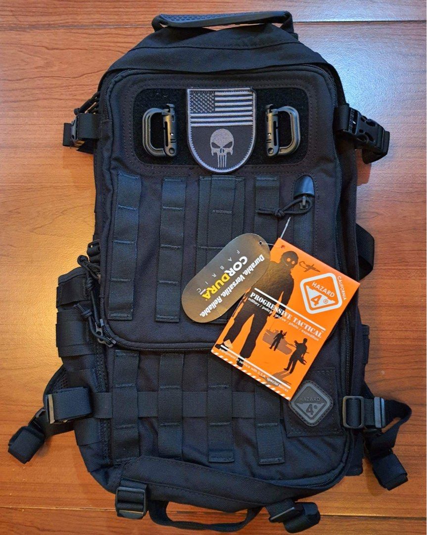 Preloved Mint Condition Hazard 4 Second Front Tactical EDC Bag Go Bag Travel Bag Backpack Rare Men s Fashion Bags Backpacks on Carousell