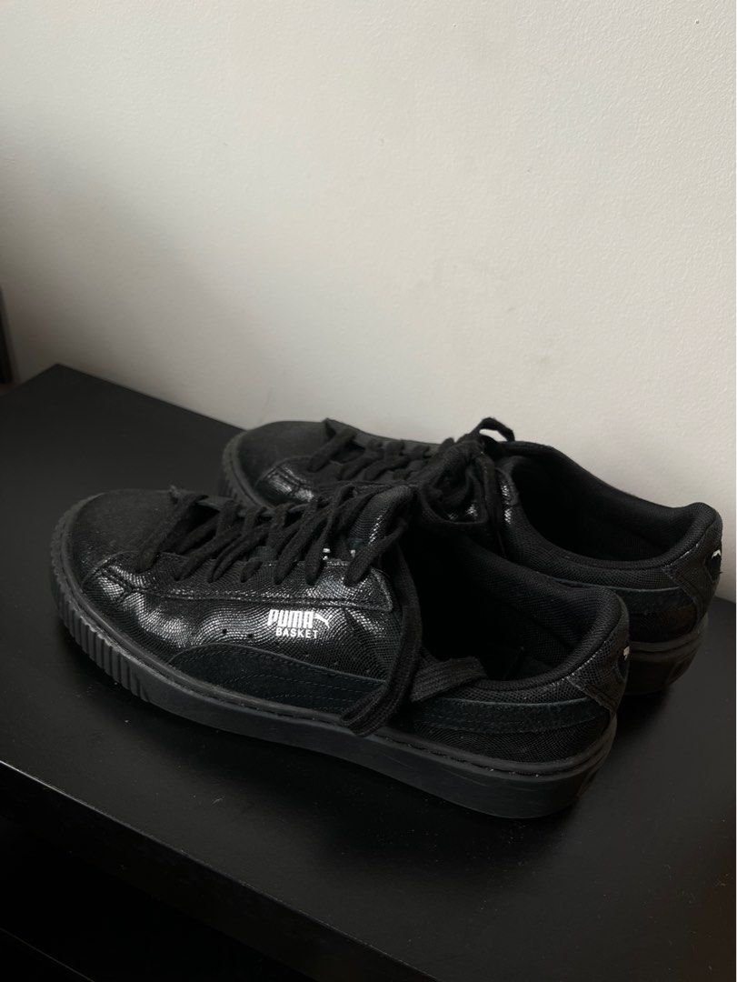 All black clearance puma platform