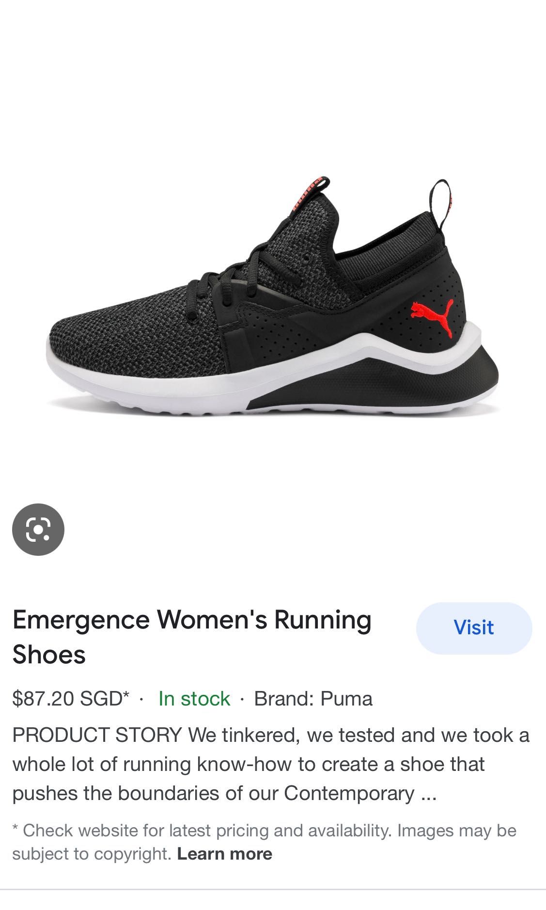 Puma women's emergence running shoe sales