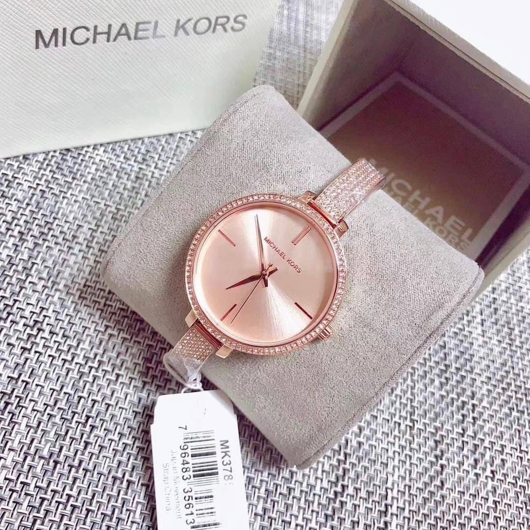 Jaryn Pavé Rose Gold-Tone Watch | Michael Kors