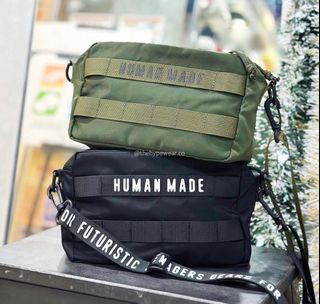 Human made military shoulder bag sales