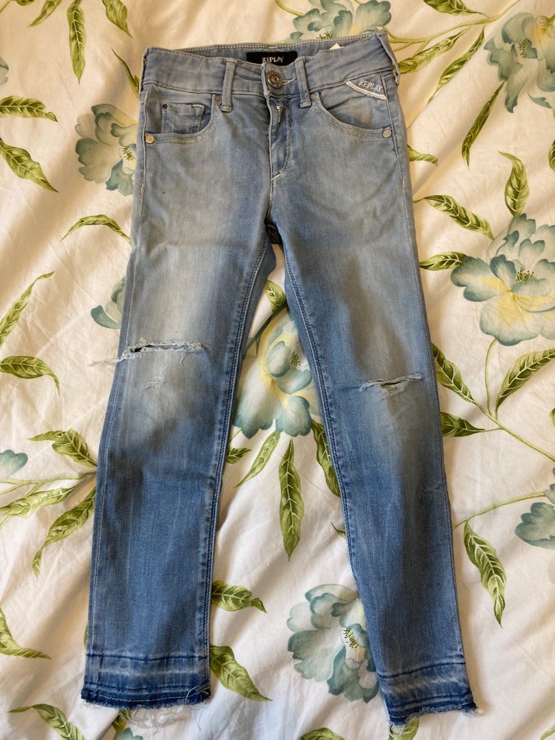 Replay ripped cheap jeans