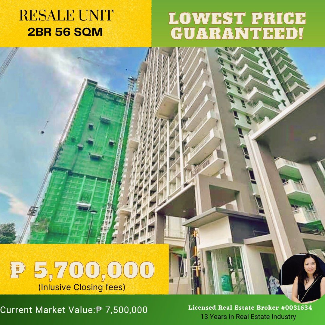 Resale 2BR Condo in Pasig near Fort BGC Prisma Residences by DMCI