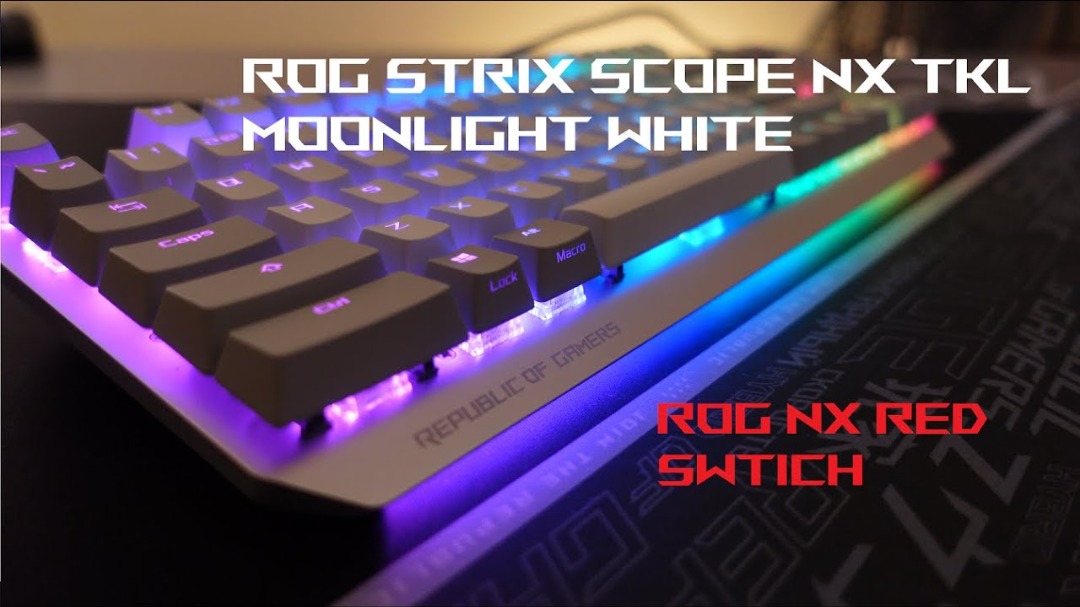 ROG Strix Scope NX TKL Moonlight White Mechanical Keyboard