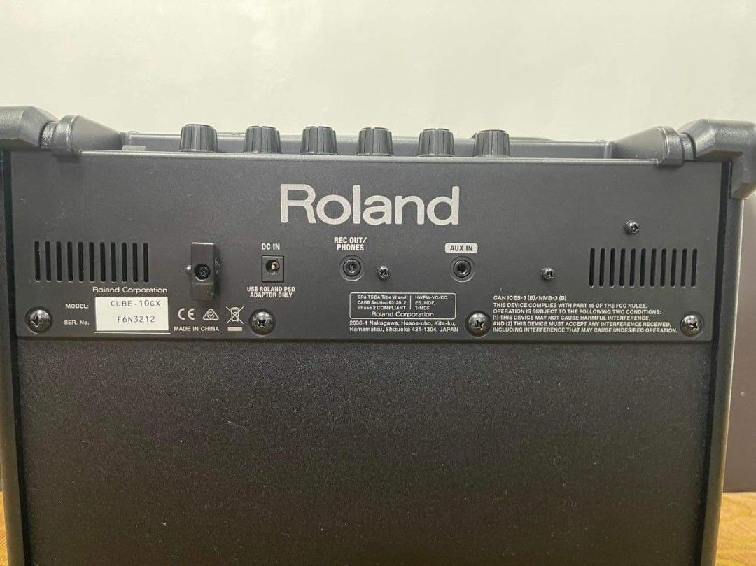 Roland cube amplifier (Category: Soundbars, Speakers & Amplifiers) located in Batangas. Submitted by jep.jep (Listing ID 1209731581, Image 3). Description: Roland cube amplifier.