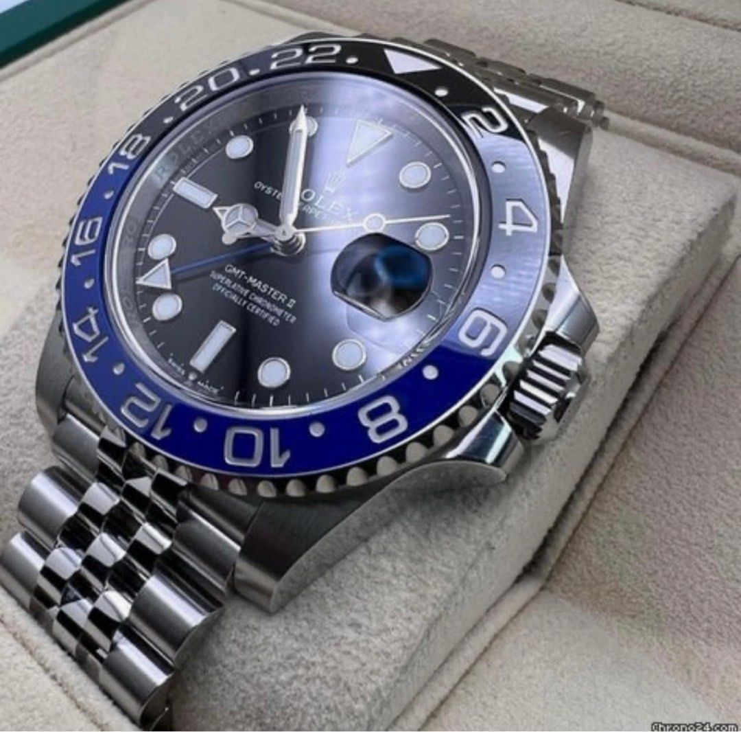 Rolex 2022 gmt master II "batman" jubilee (Category: Luxury Watches) located in Pasig City. Submitted by Watchaholics (Listing ID 1209755087, Image 1). Description: STEAL DEAL ALERT!!!! Rolex 2022 gmt master II "batman" jubilee -ref # 126710BLNR -40mm -unresized and unworn -10/10 condition -jubilee bracelet -last piece onhand For 1.080M sight neg Thanks admin😉 U may contact me @ 09615077138 .