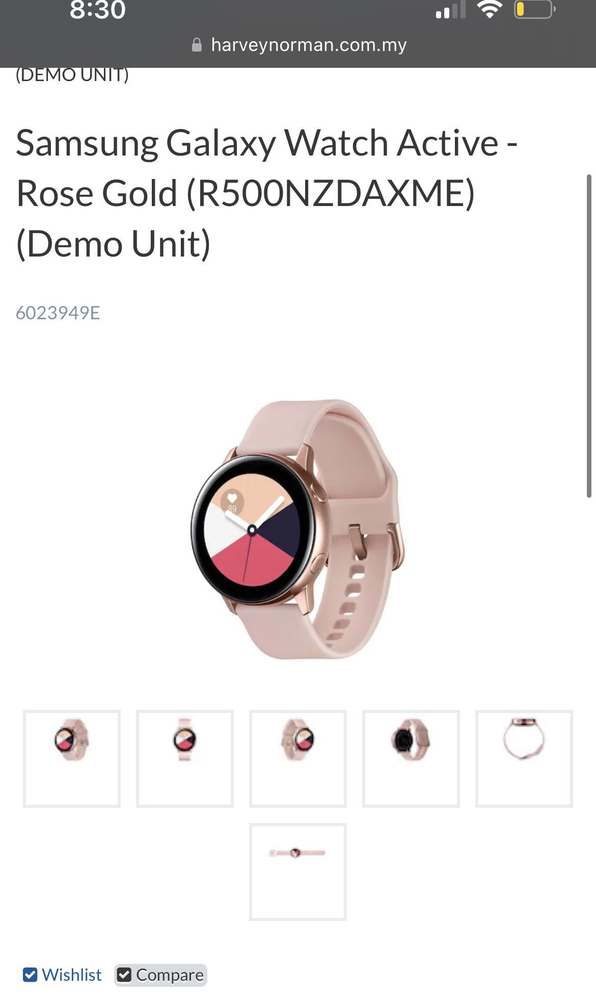 Samsung galaxy watch rose gold harvey norman hotsell