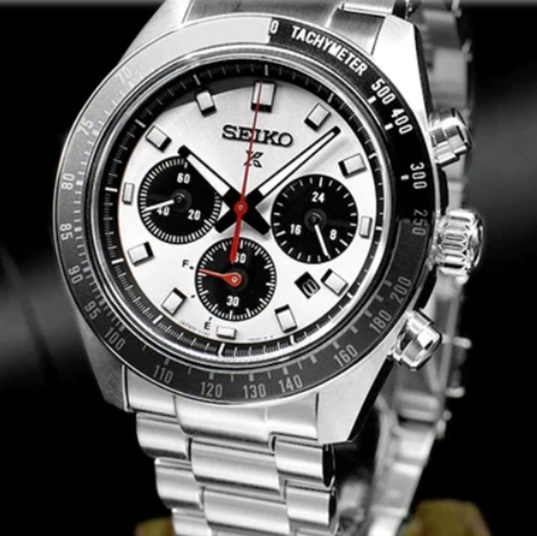 Seiko 'JDM' Prospex Speedtimer Chronograph Panda 41mm, Luxury, Watches on  Carousell