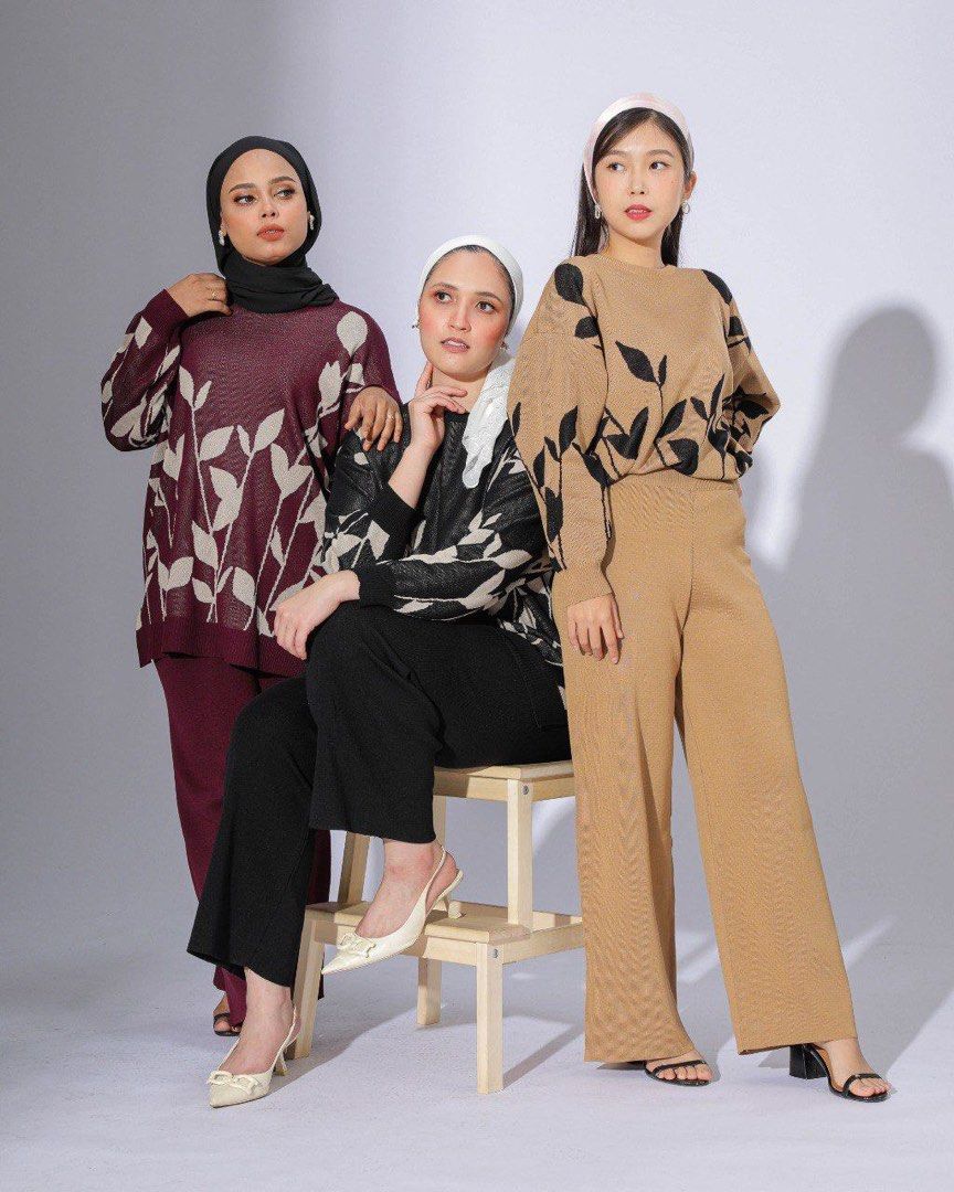 Seniya Set, Women's Fashion, Muslimah Fashion, Baju Kurung & sets on ...