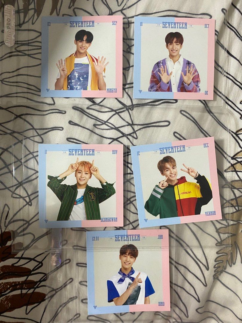 Seventeen seasons greeting photocards, Hobbies & Toys, Memorabilia