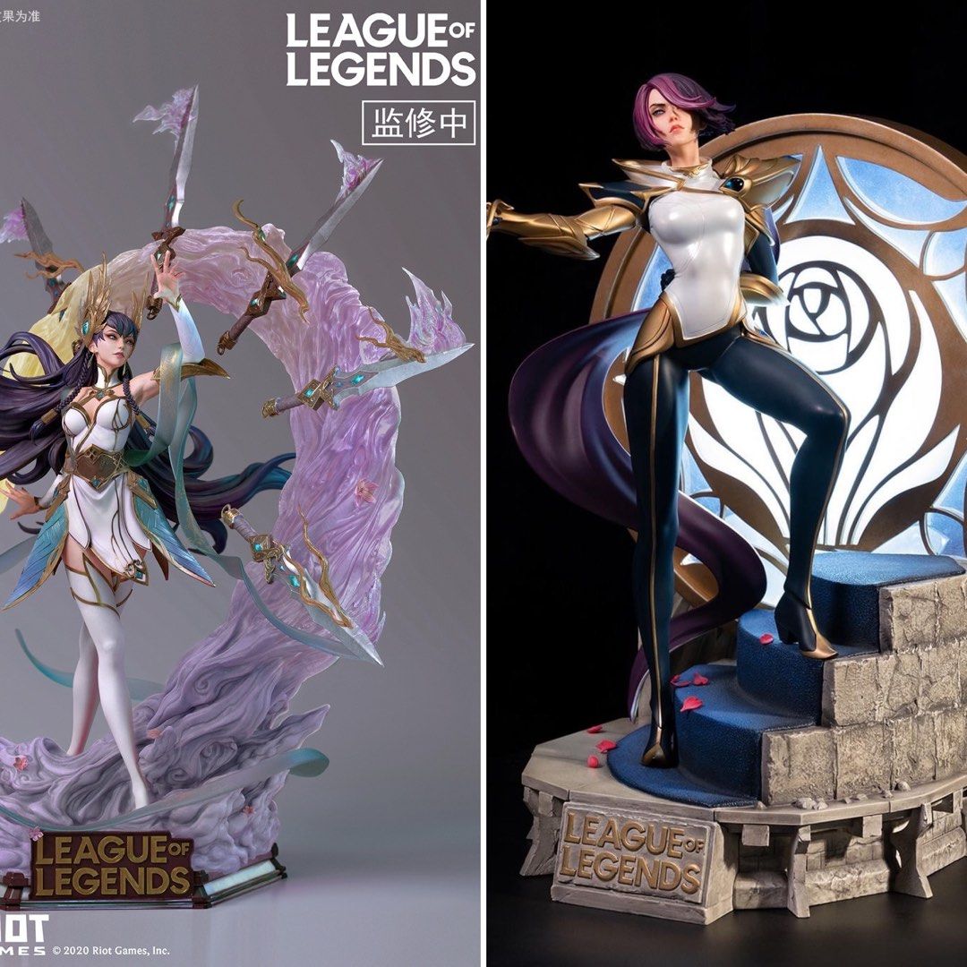 Special Clearance Sale SGCC 2022 Displayed Bundle Set Infinity Studios League of Legends Irelia Fiora Laurent. 1 4 Scale Statues. Sideshow. XM
