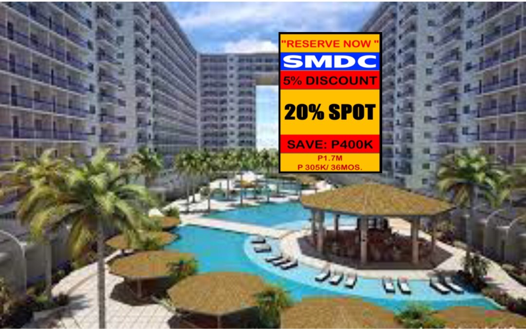 SHELL RESIDENCES Condo FOR SALE in SMDC Mall Of Asia Pasay City near in NAIA Airport ,Okada