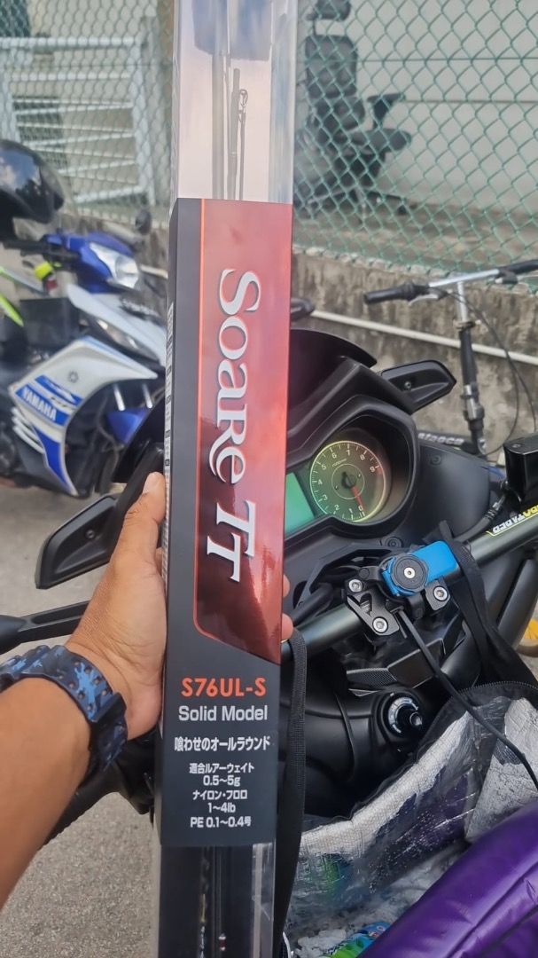 Shimano Soare TT Solid Model S76UL-S Ajing Ci4+, Sports Equipment