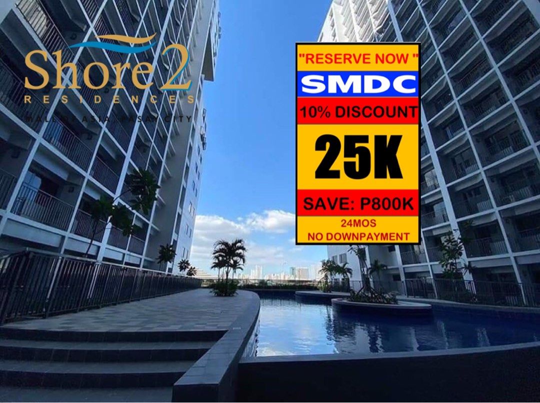 Shore 2 RESIDENCES Condo FOR SALE in SMDC Mall Of Asia Pasay City near