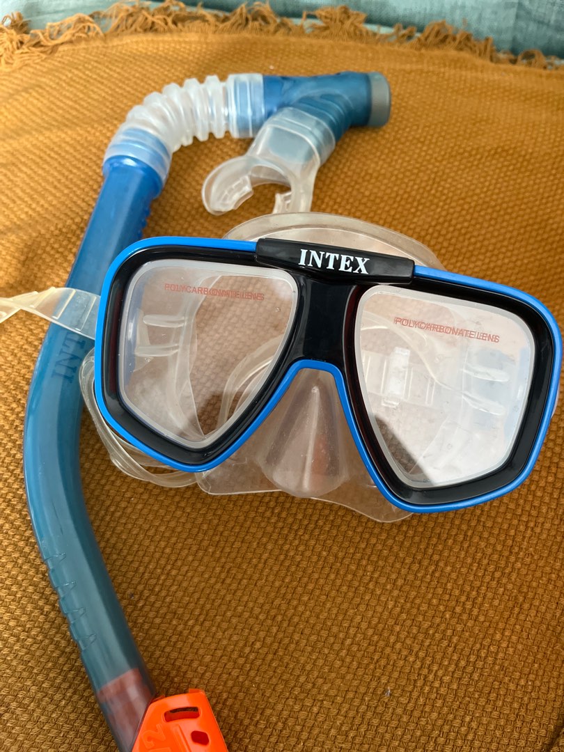 Snorkeling goggles and tubes, Sports Equipment, Sports & Games, Water