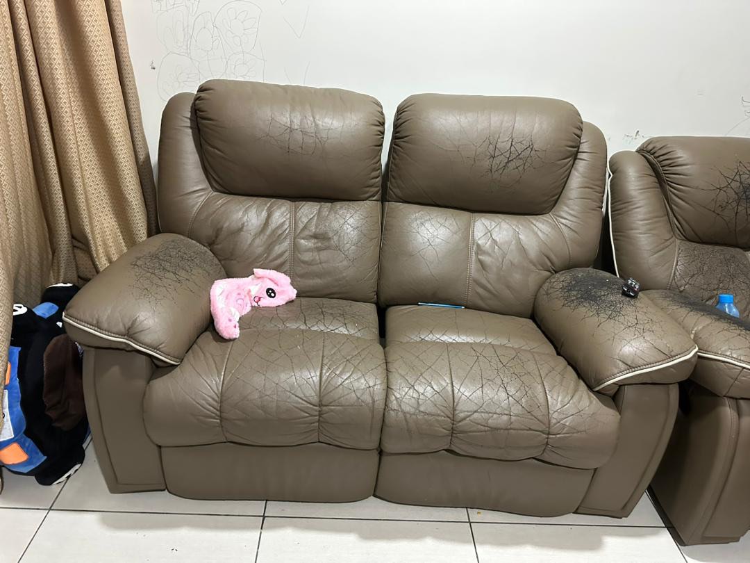 Sofa set 1+2+3, Furniture & Home Living, Furniture, Sofas on Carousell