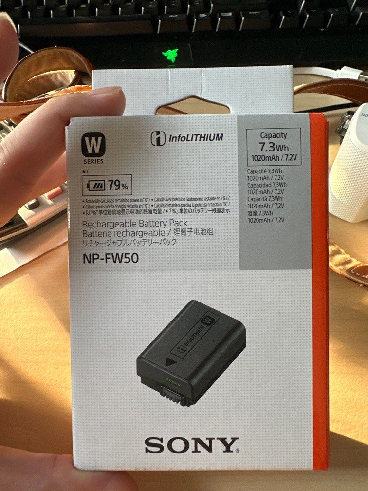 Sony NPFW50 Camera Original Battery, Photography, Photography