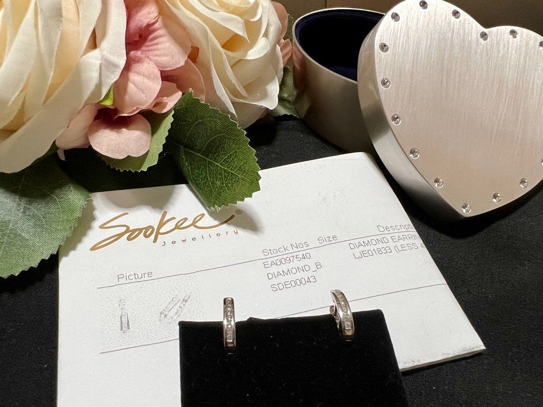 Soo kee diamond earrings Clearance