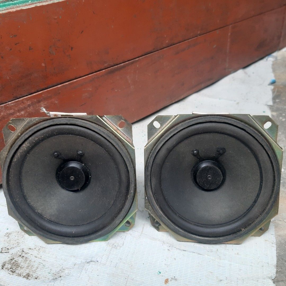 Speaker Woofer 4 inci Dobel Polytron, Elektronik, Audio di Carousell