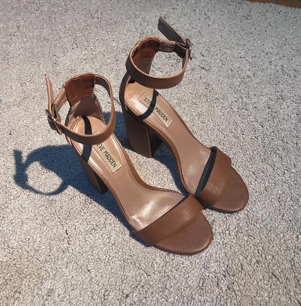 Steve madden heels brown online