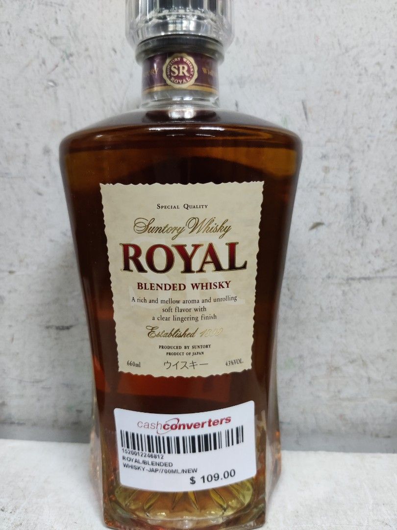 SUNTORY ROYAL BLENDED WHISKY 660ML, Food & Drinks, Alcoholic Beverages on Carousell