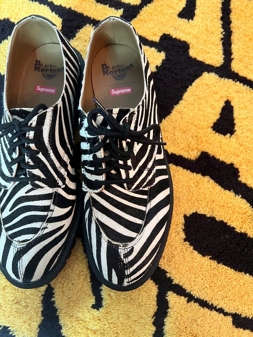 Supreme x Dr. Martens 2046 Zebra Men s Fashion Footwear Boots