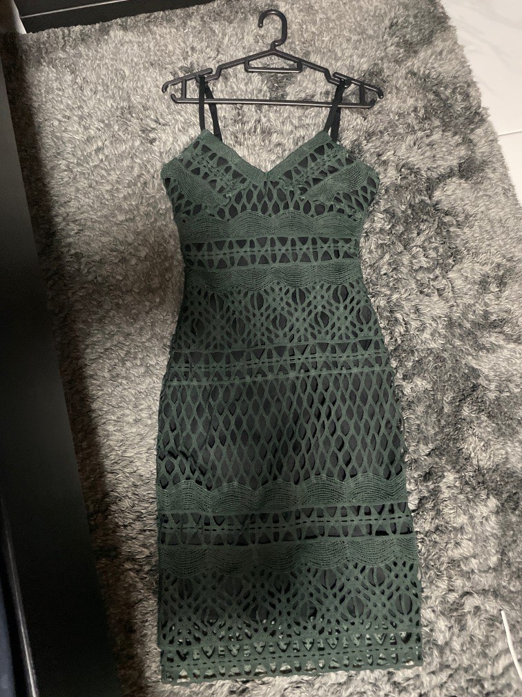 Tinsel rack midi dress, Women's Fashion, Dresses & Sets, Dresses on Carousell