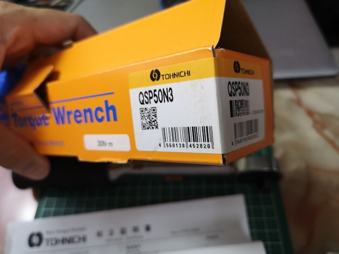 Tohnichi torque wrench QSP50N3 JAPAN MADE Preset 30N.m, Sports
