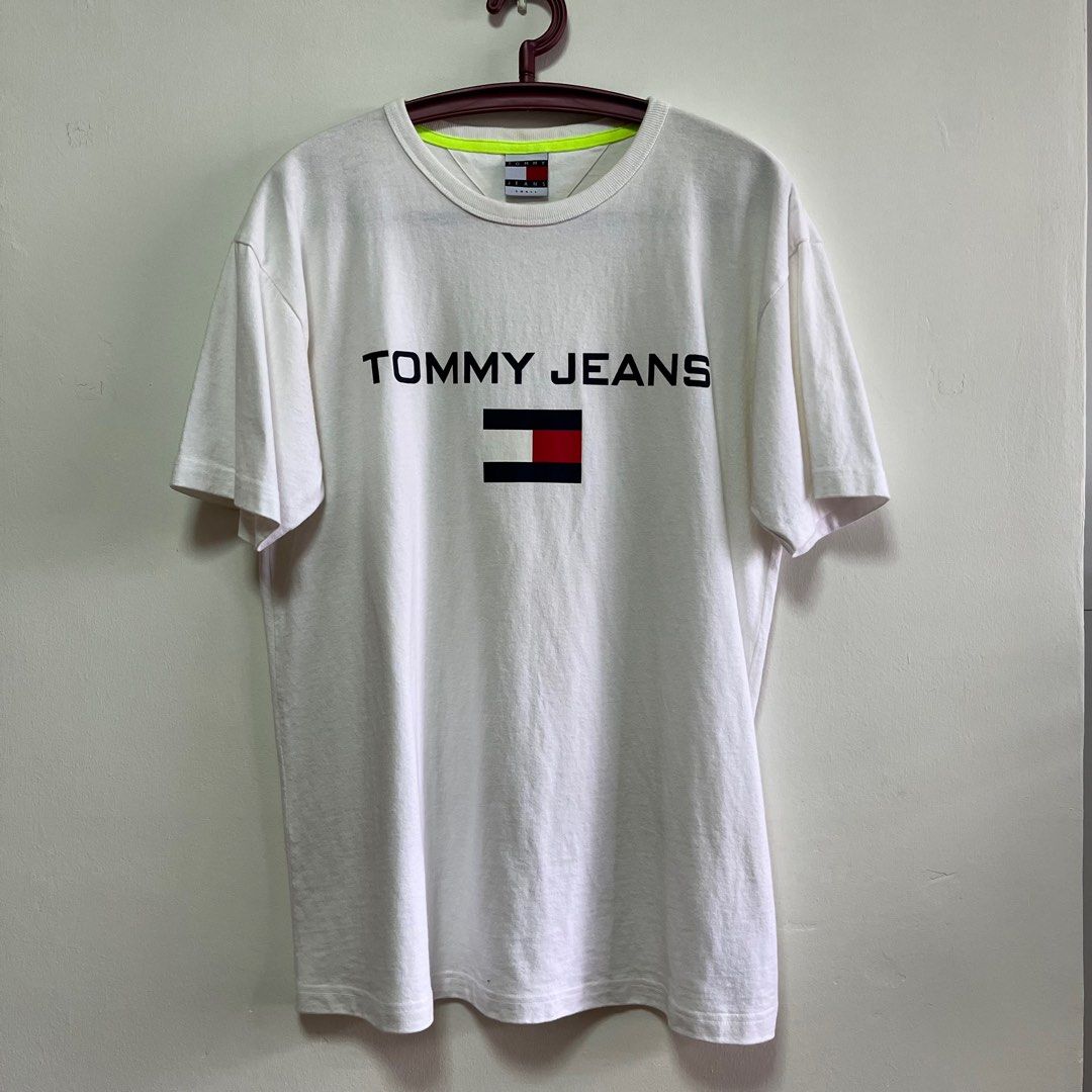 Tommy jeans t top shirt mens 90s