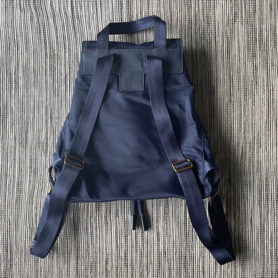 Tory Burch Navy Scout Mini Nylon Backpack, Women's Fashion, Bags & Wallets,  Backpacks on Carousell