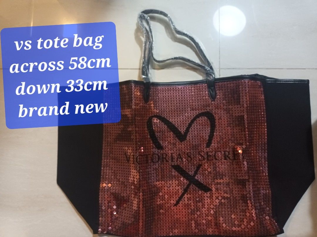 Victoria secret glitter best sale tote