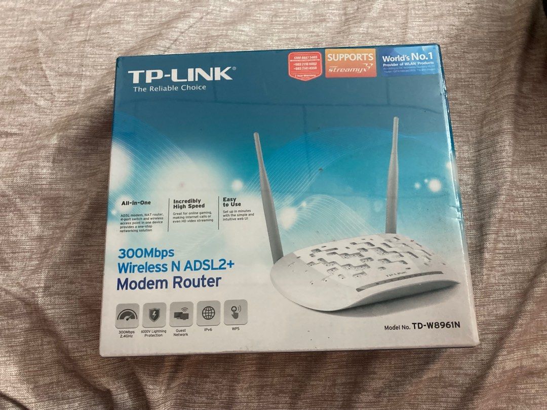 TPLINK Modem Router TDW8961N, Computers & Tech, Parts & Accessories