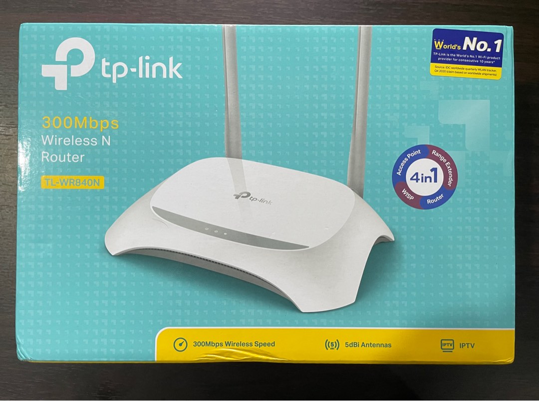 Tplink TLWR840N 300mbps Wifi Router, Computers & Tech, Parts